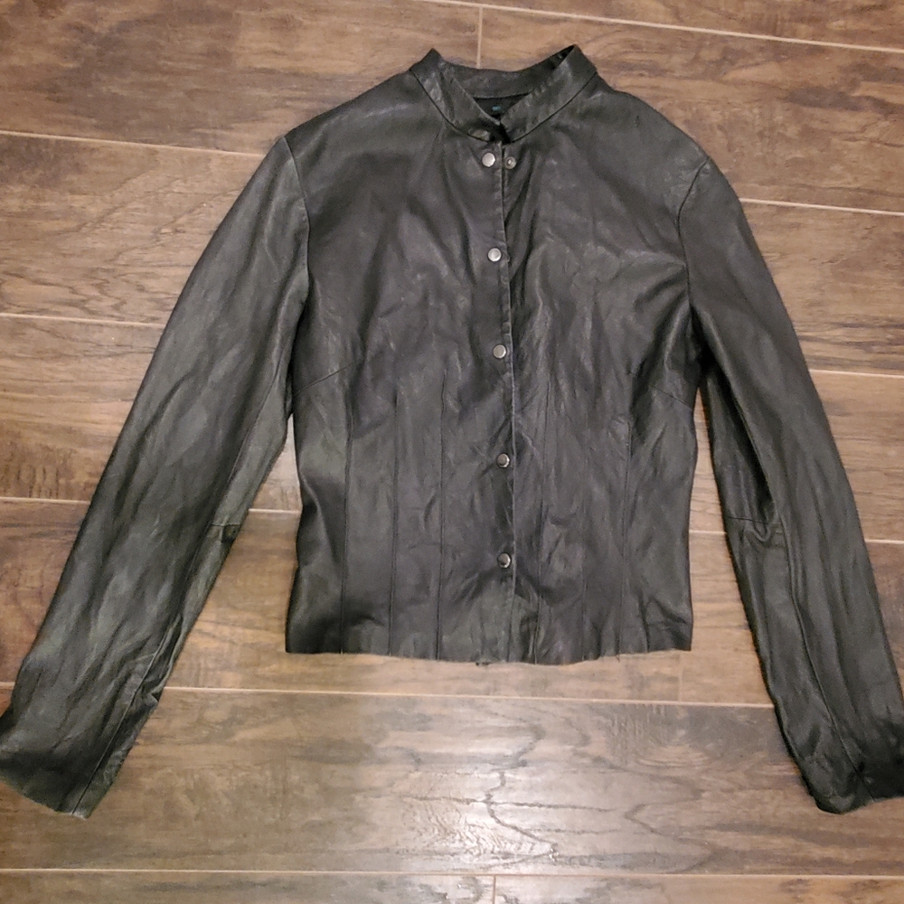 Siena Studio Leather Jacket Size 4